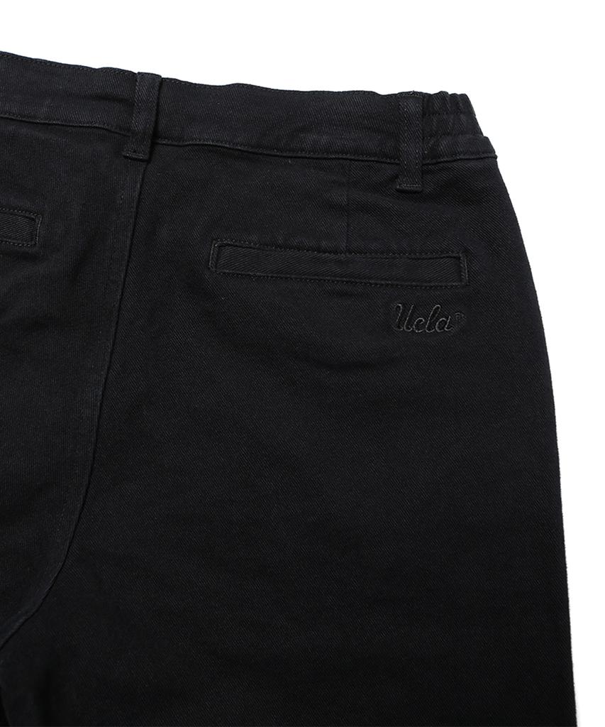 UCLA Men'S Colored Denim Side Banding Wide Pants [Black](Uz9Dp01_39)