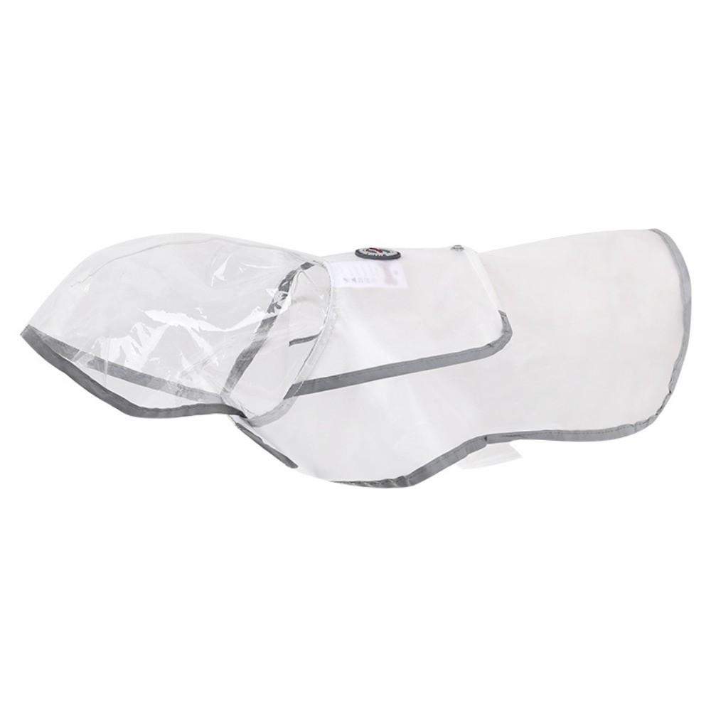 Waterproof Raincoat Dog Vest Reflective Strip Dog Clothes with Hat Pet Rain Jacket Rain Resistant Rainy Dog Costumes Cover