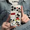 Mickey Cartoon Apple 15/14/13 Phone Case 14Promax Transparent 15Pro Soft Cute 11/12 All Inclusive