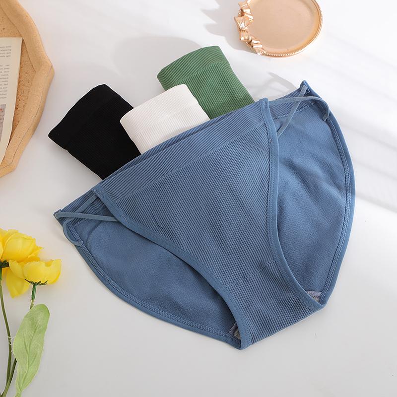

M-XL 2Шт / Комплект Хлопок Женское нижнее белье Трусики Комплект нижнего белья
