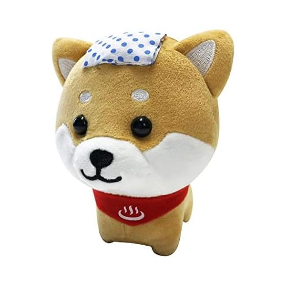 Traveling Mameshiba Mascot Cushion Cute Chewy Fluffy Dog Shiba Inu Mameshiba Healing (Hot Spring Version)