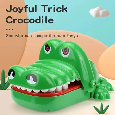 Bite Finger Crocodile Pinch Toy Classic Family Games Party Mischief Children's Lucky Games Stress Relief Toy Party Gifts