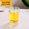 Double-Layer High Borosilicate Glass Tea Cup - Heat-Resistant, Wide Mouth, Straight Tube Design