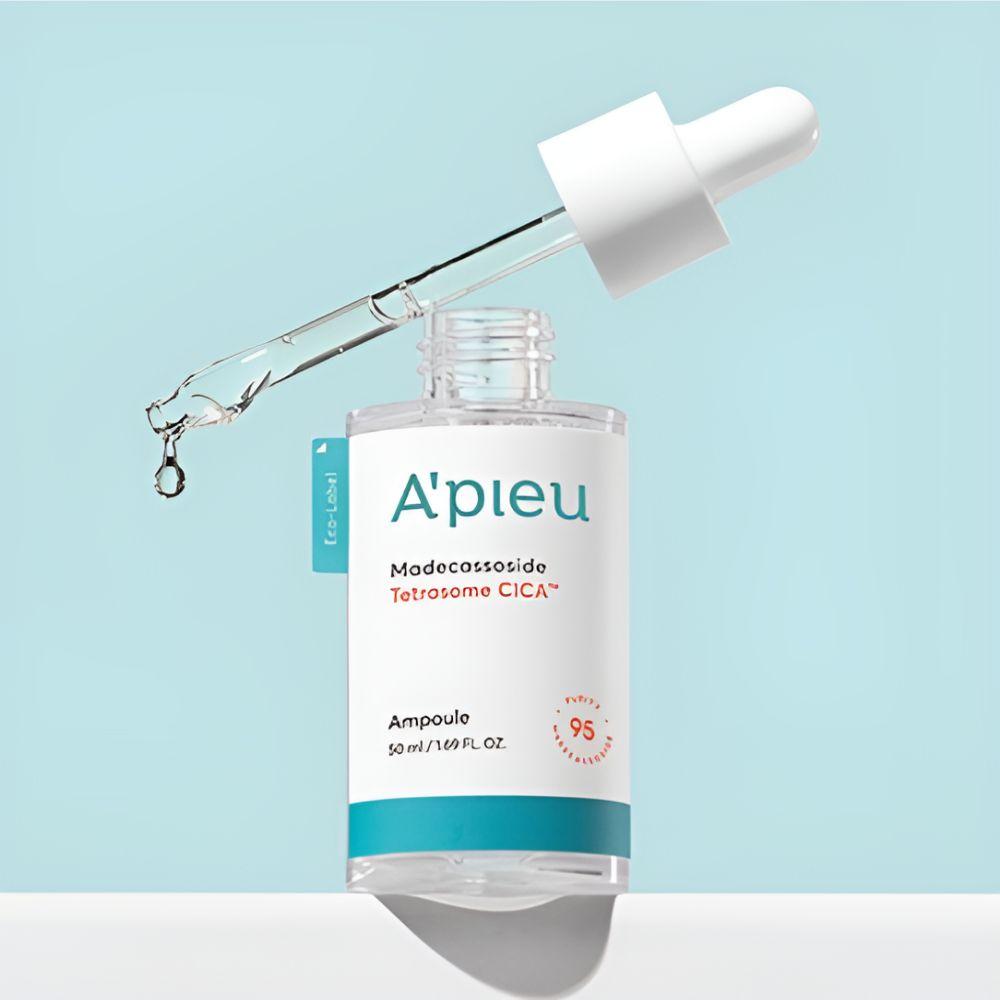 A’PIEU Madecassoside Tetrasome Cica Ampoule Soothing Hydrating Facial Serum 50ml