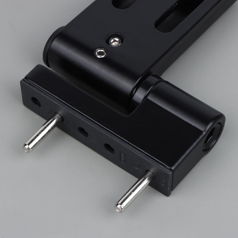 Adjustable Door Flag Hinge Triad with Aluminium Buffer for Double Glazing Doors