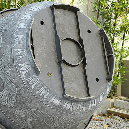 Blumentopf Große Kapazität Harz Pflanzgefäß Mehrzweck Outdoor Garten Topf