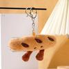 Croissant Schlüsselanhänger Cartoon Design Kawaii Plüschtier Anhänger für Autoschlüssel Tasche Anhänger Mädchen Geschenk