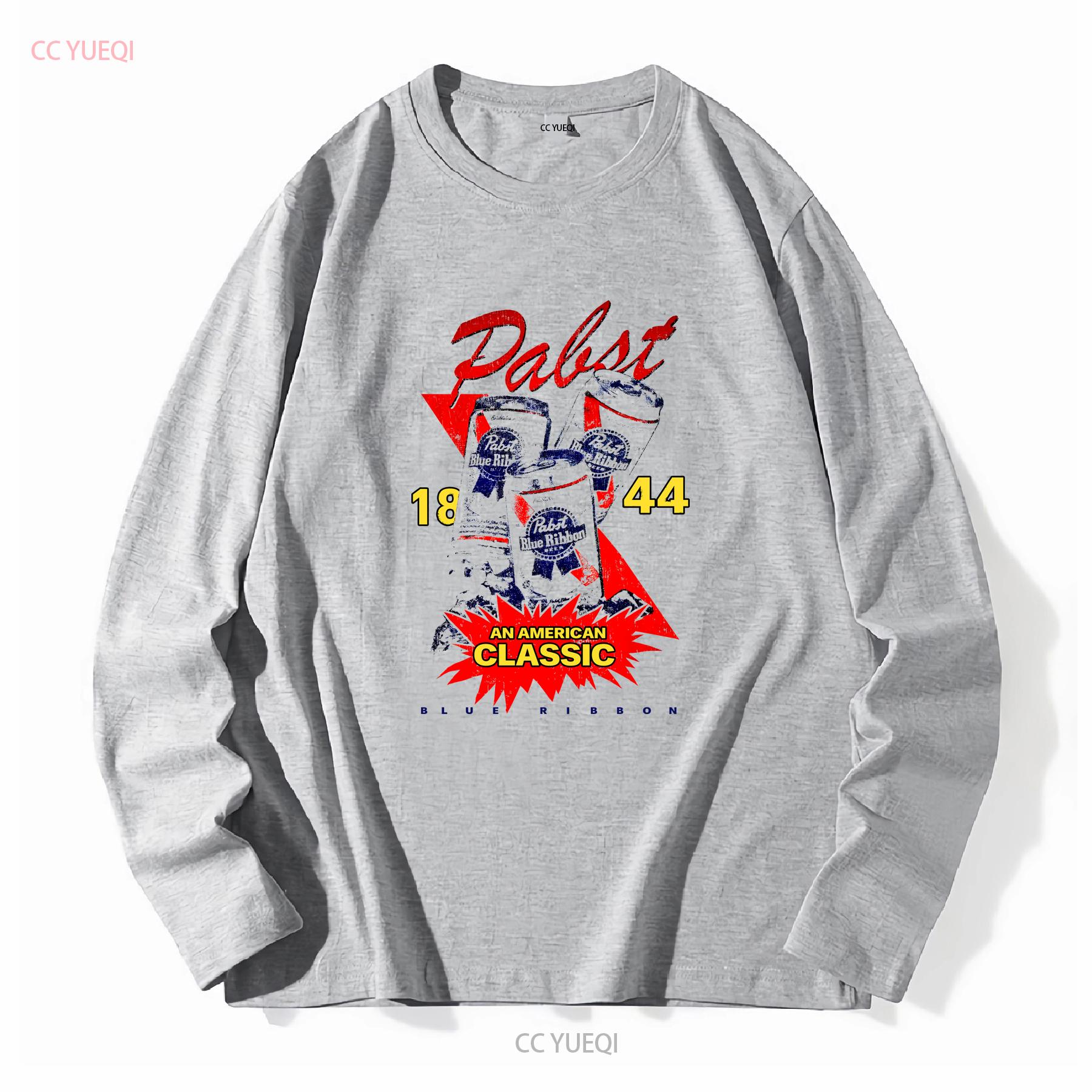 

Pabst Blue Ribbon Beer T Shirt Large Mens White Budweiser Busch vintage Washed Soft Breathable streetwear Comfortable graphic 4XL