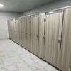 Waterproof PVC Bathroom Partition with Stainless Steel Accessories