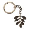 Pendants Mushroom Charm Branch Keychain Leaf Key Ring 28mm