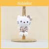 Plush Cute Leopard Print Cat Keychain Soft Toy Doll Bag Charm For Kids