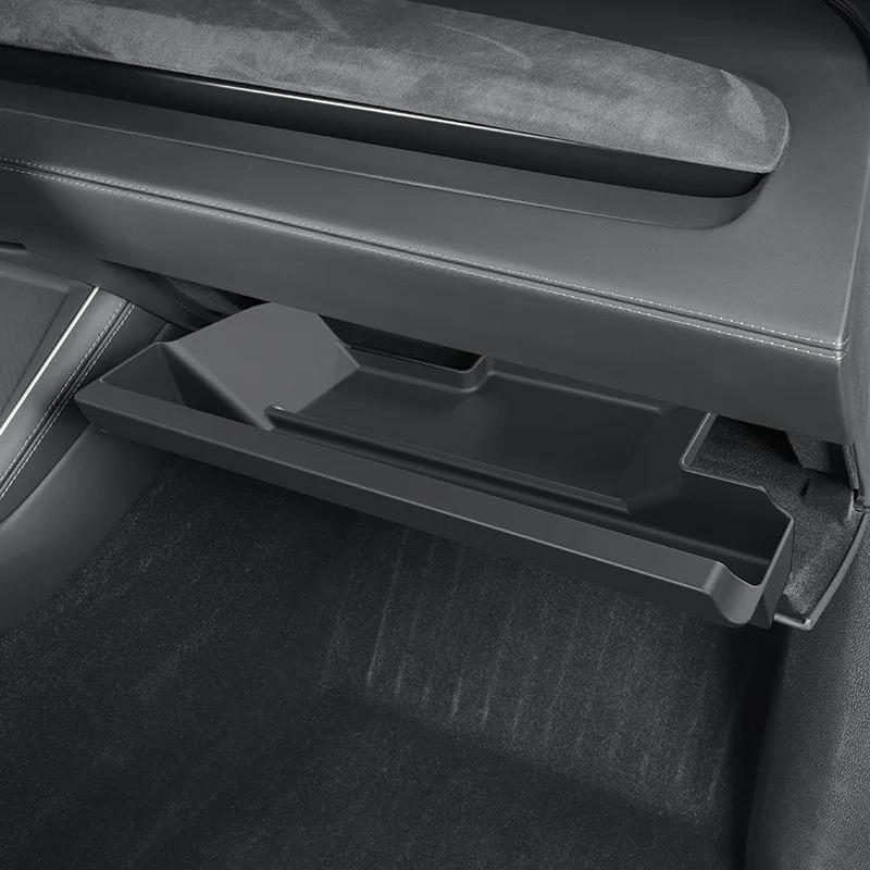 Glove Box Storage Box for Tesla Model Y/YL Juniper/Model 3 Highland LHD Copilot Side Storage Tray Tidying Organizer Accessories