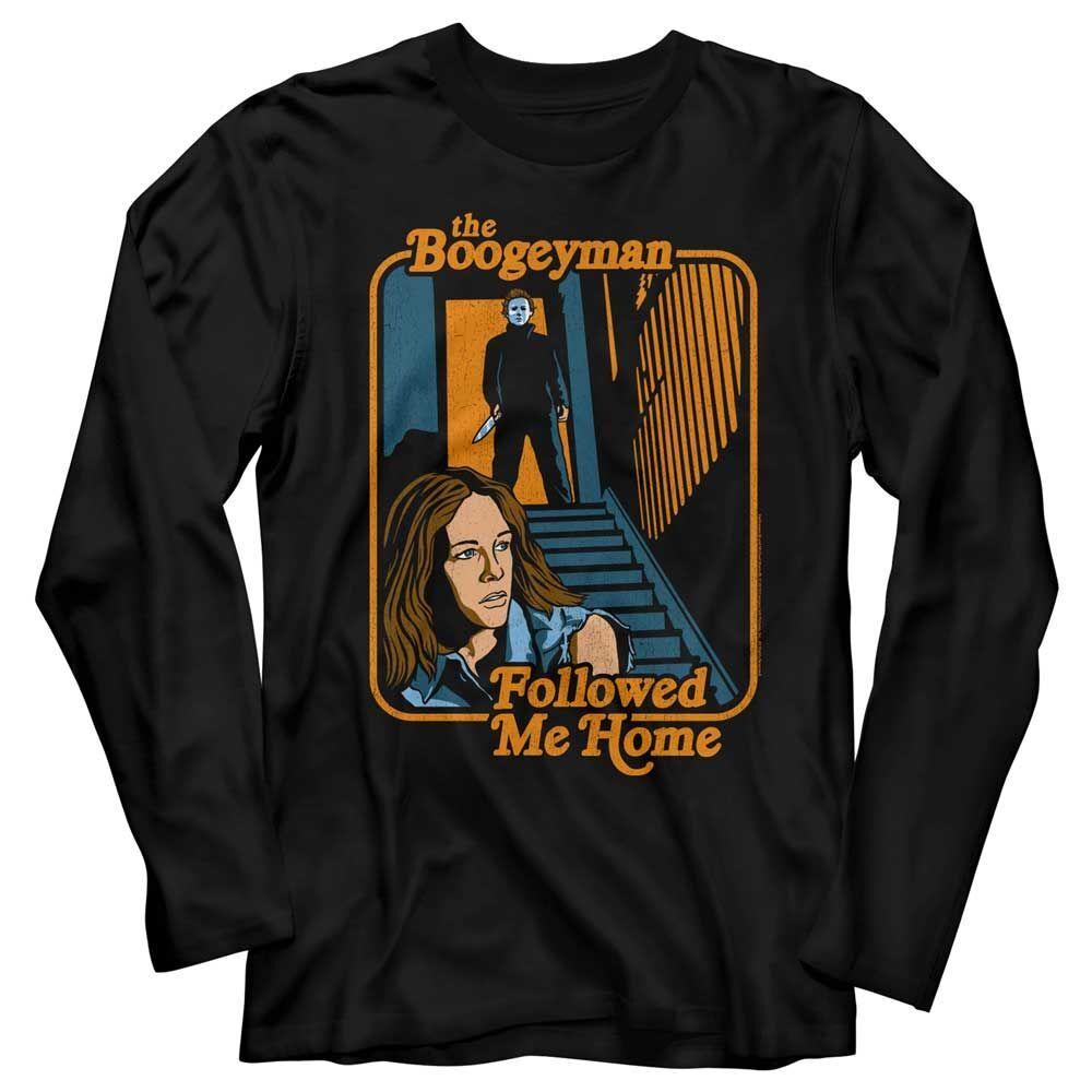 Halloween Boogeyman Followed Black L/S Movie Shirt XXL