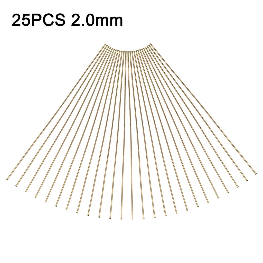 25PCS Brazing Rods Brass Solder Welding Rod 250mm Brazing Wire For Oxyacetylene Gas Welding Inlaid Carbide Tool DIY