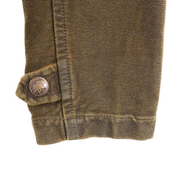 HUNTING WORLD Long Sleeve Suede-like Jacket 38 Brown Women Used