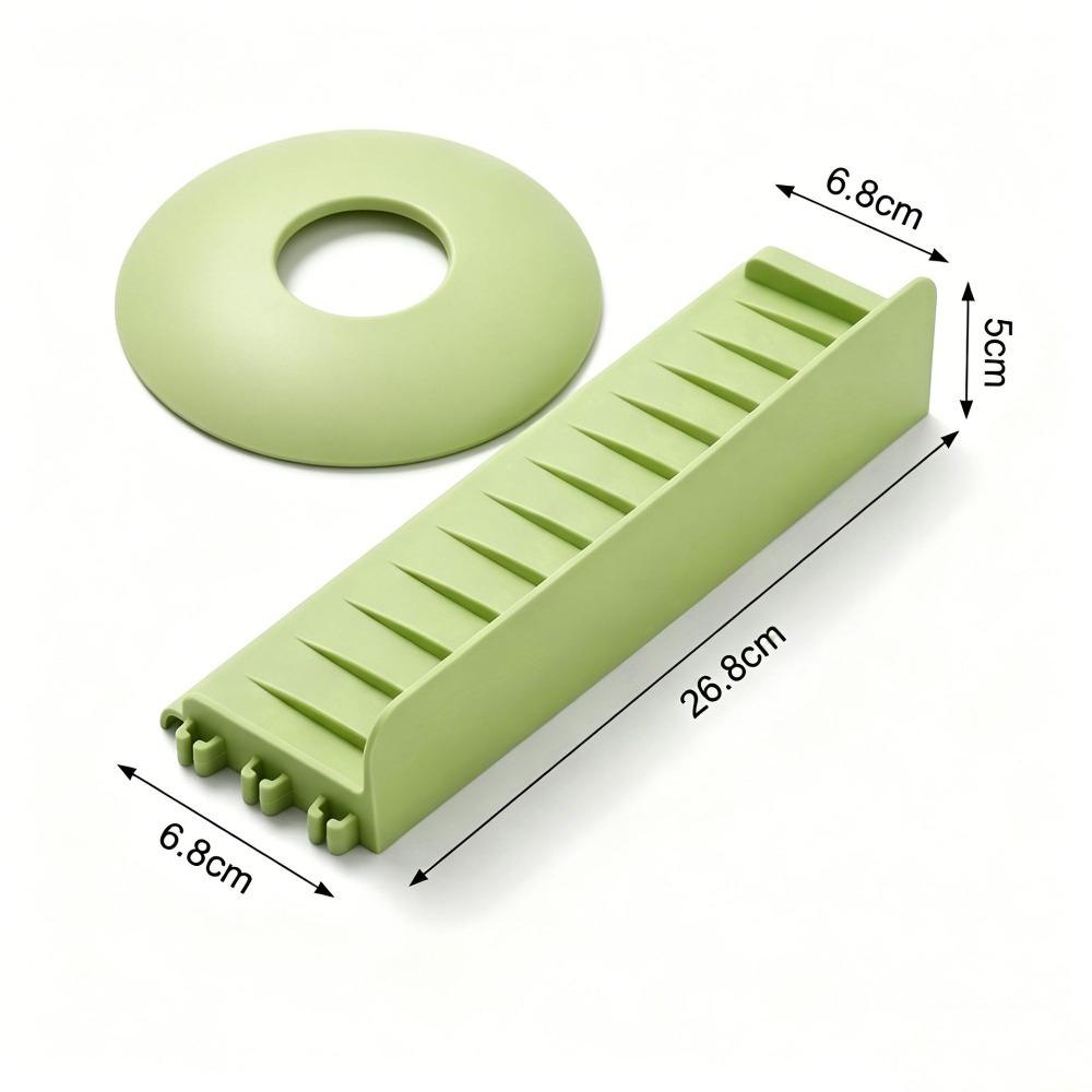 Suction Cup Base Silicone Drain Mat Connectable Sink Splash Guards Water Barrier Mat Bathroom Style 2