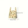 50Pcs Plastic Tote Bag Cute Fruit Vest Bag Tote Takeout Doggy Bag Cute Shopping Bag with Handle