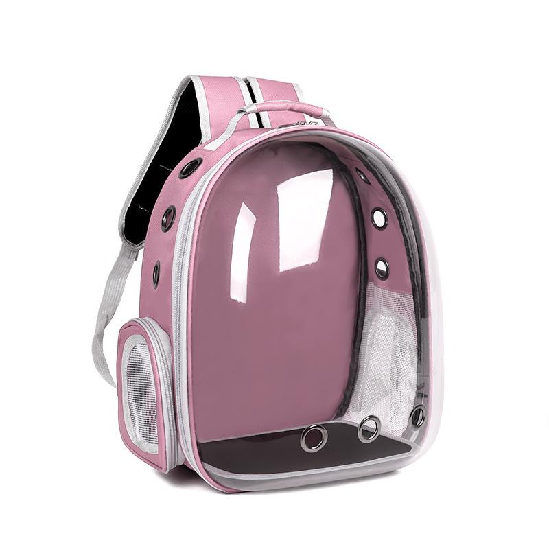 Portable Cat Backpack For Outdoors Breathable Pet Carrier Double Shoulder Dog And Cat Bookbag Space Design Cat Supplies
