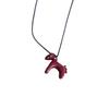 Horse Pendant Necklace Adjustable Horse Charm Necklace for Women Simple Jewelry Accessories