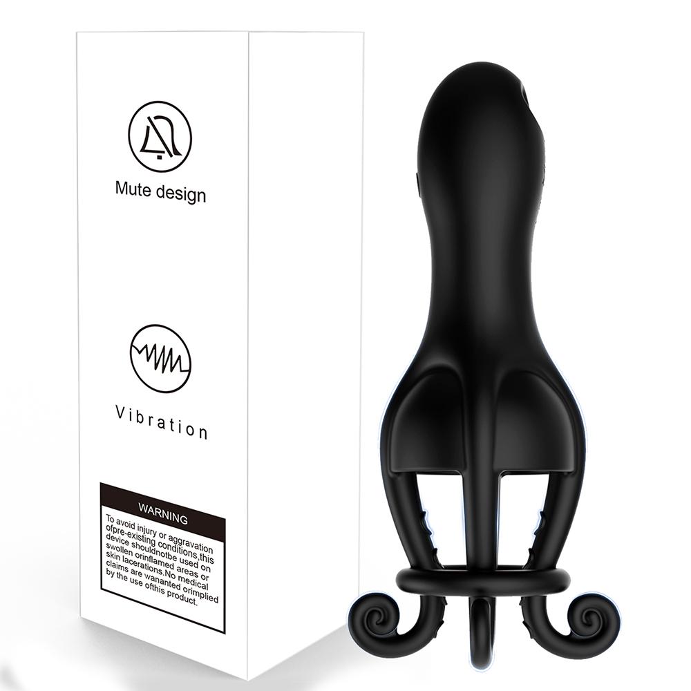 Penis Training Vibrator Male Masturbator Glans Stimulator Sex Toy for Ejaculation Delay Training Male Pleasure Prolong Endurance