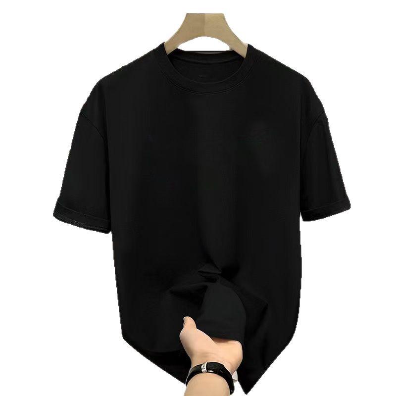 Men's Trendy Summer Short Sleeve Loose Fit Round Neck T-shirt