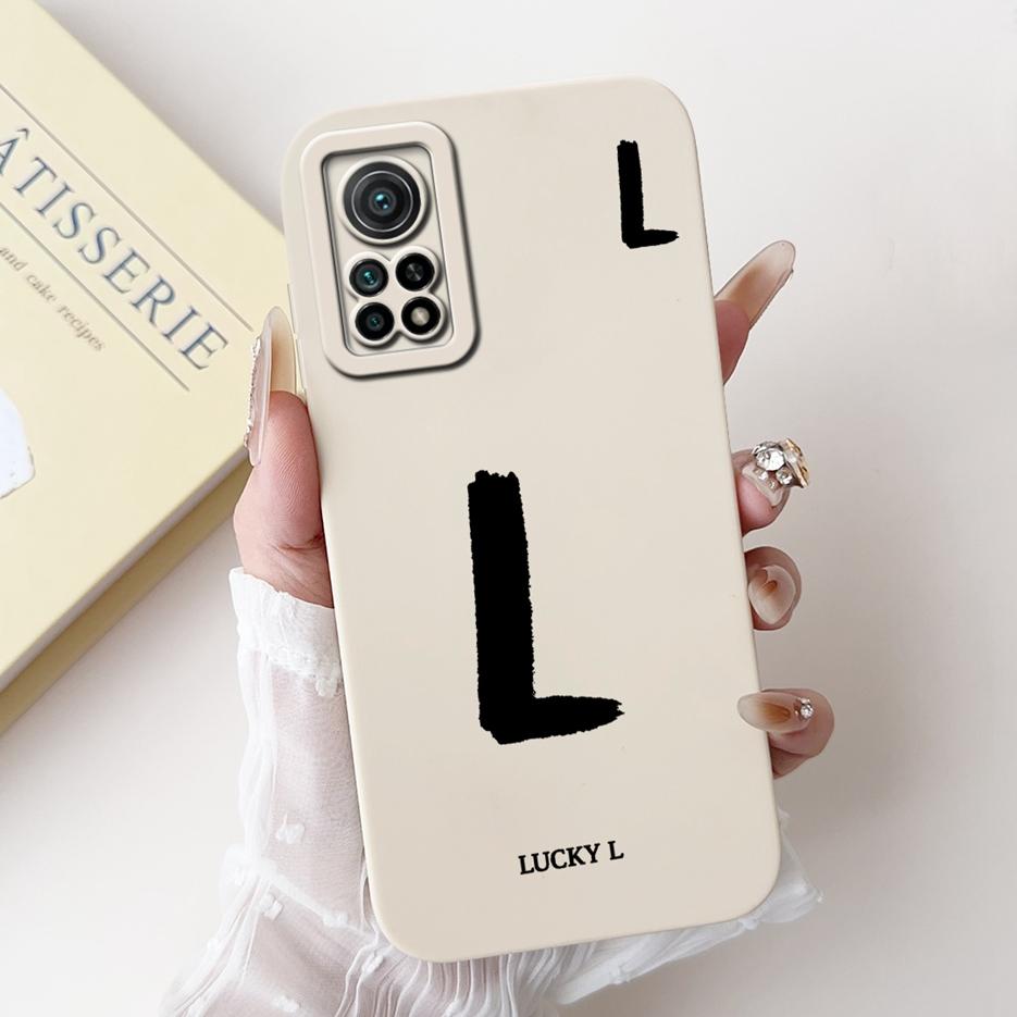 For Xiaomi Mi 10T Pro 5G Case Cute Lucky Letters Cover Soft Silicone Phone Case For Xiaomi Mi 10T Mi10T Pro 5G Back Cover Bumper