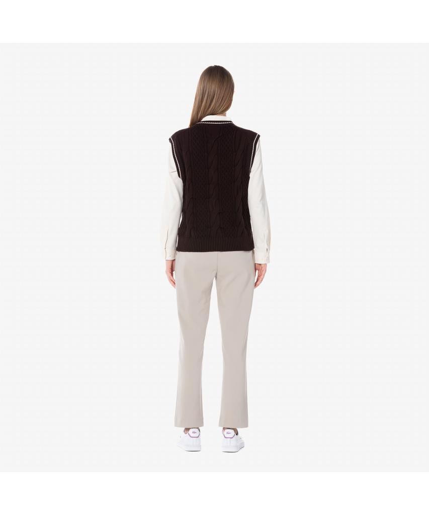 LACOSTE Women'S Winter Brushed Elastic Waist Slacks Hf504E-54N Xfj