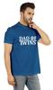 Inkmeso "Dad of Twins" Graphic Tshirt Cotton Jersey Half Sleeve Shirt for