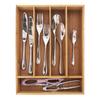 Bamboo cutlery drawer insert 35x26 cm