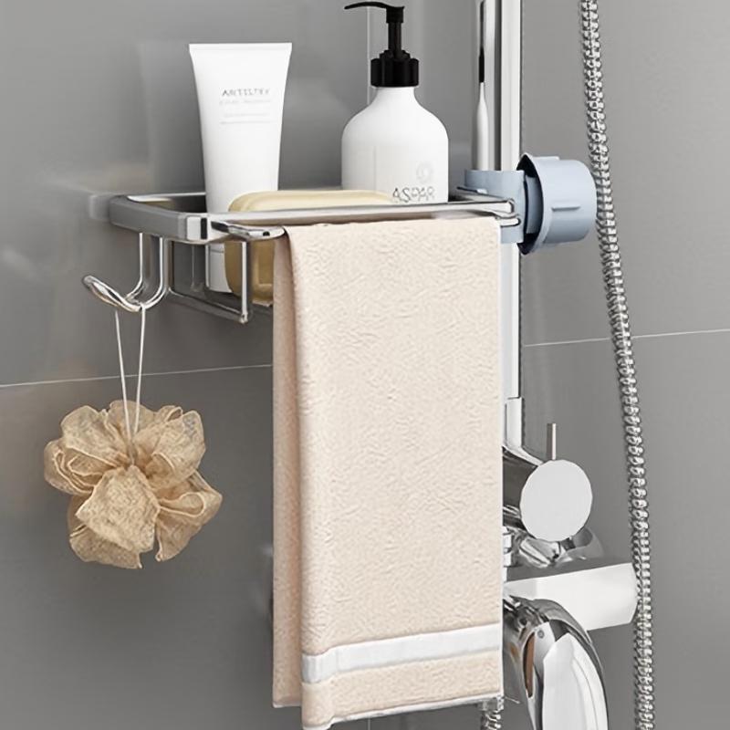 Vipeluo Kitchen Faucet Caddy with Sponge Holder and Drain Rack