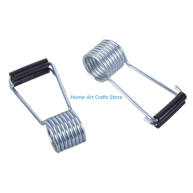 Y3NA 6Pcs Butterfly SelfClosing  Automatic Door Closers with Rubber Bumper Spring Hinge Door Closers for Door Butt Hinge Pin