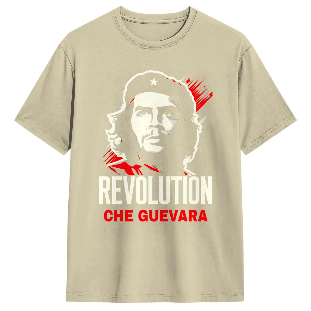 Che Guevara T Shirt Beach Harajuku T Shirts Pure Cotton ONeck Oversized Top Tees Short Sleeve Vintage Tshirt