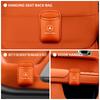 AAN1 2PCS PU Leather Car Door Cup Holder Organizer Box for Mercedes-Benz C E A S GLC GLE GLB G Class Etc Seat Back Clip Storage