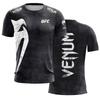 Heißer Sommer Verkauf UFC Boxen Kampf Wettbewerb Herren T-Shirt Mode Schnelltrocknend Lässig Atmungsaktiv Rundhals Kurzarm Oberteile