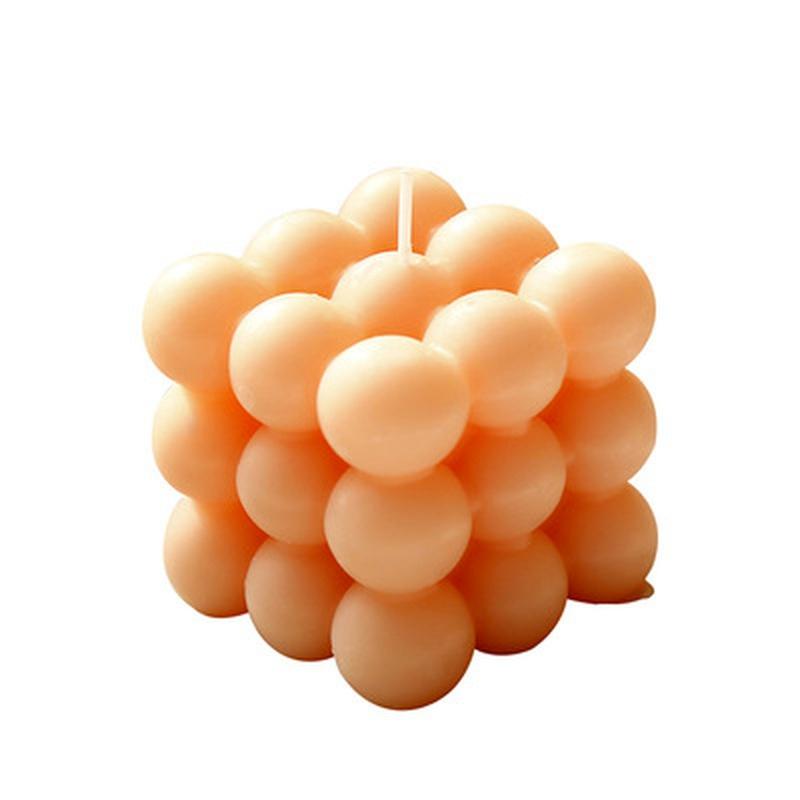 Cube Bubble Cube Candle Geometric Ornament Home Fragrance Creative Photography Props Birthday Gifts Home Decoration