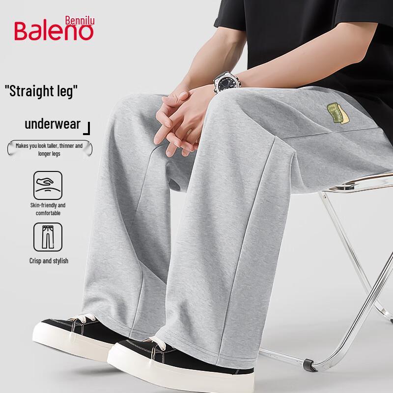 Baleno Herren Piqué Baumwollmischung Gerades Bein Freizeithose