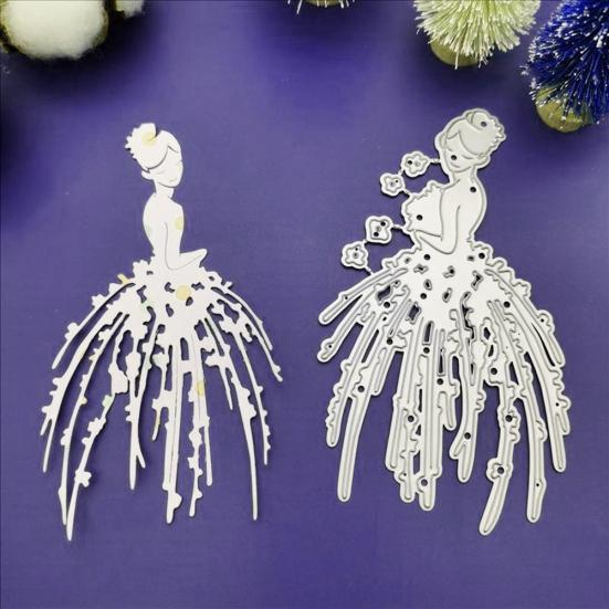 Girl Bride Cutting Die DIY Craft Scrapbooking Embossing Paper Album Stencil Mold