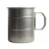 304 Stainless Steel Coffee Cup Portable Travel Mug Water Drinking Tea Tumbler Milk Cup Crafted Cocktail Glass for Work Outdoor School