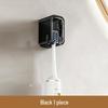 Elegant Electric Toothbrush Holder: Dustproof, Wall-Mounted, and Punch-Free with Lid for Bathroom Toothbrush and Toothpaste Organization.