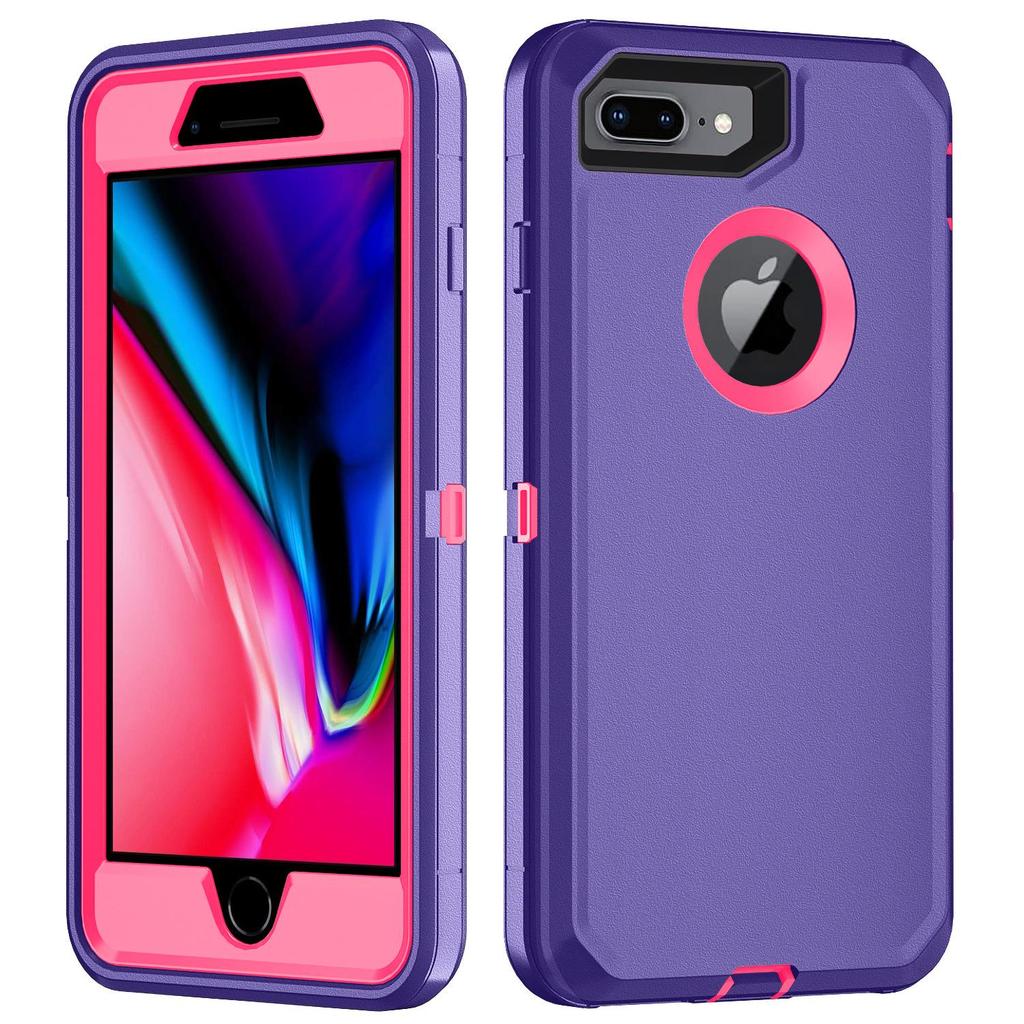 IPhone 7/8/7P/8P için Sağlam Üçlü Koruma Kılıfı - Ağır Hizmet Tipi & Özel Tasarım