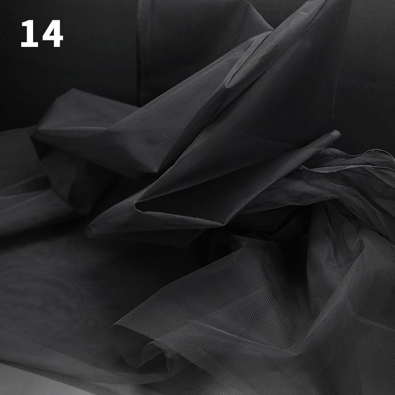 100x160cm Hard Tulle Mesh Fabric for DIY Wedding Dress Skirt Yarn Cloth Decoration Fabric by Per Meter Polyester Stiff Mesh New