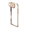 Metal Phone Case for IPhone 17/17 Pro/17 Max/17 Detachable Lens Cover & Heat Dissipation Phone Case Ultra-Thin Protective Frame with Hidden Strap Hole