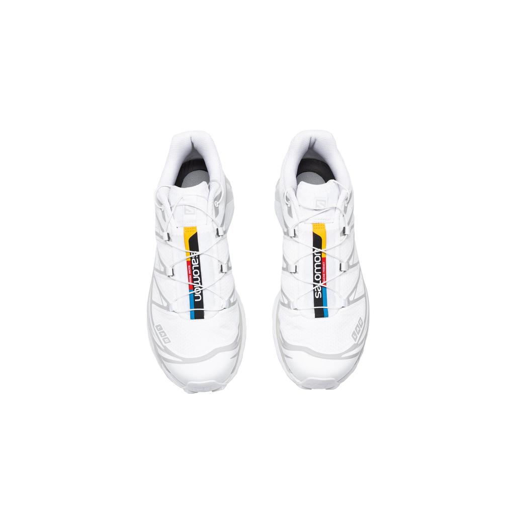 SALOMON XT 6 Slip Resistant Abrasion Resistant Low top Running Shoes Unisex White Blue 412529(Team348-)