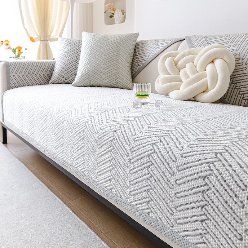 Ice silk sofa cover three-dimensional massage sofa cushion summer cooler cushion refreshing breathable non-slip sofa mat