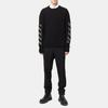 OFF WHITE FW21 Sweater Loose Fit Men's Black OMHE088F21KNI0011055