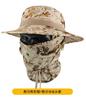 Camouflage Tactical Benny Hat Set Multifunctional Outdoor Fishing Bucket Hat Sun Protection Shade Breathable Round Edge Hat Men