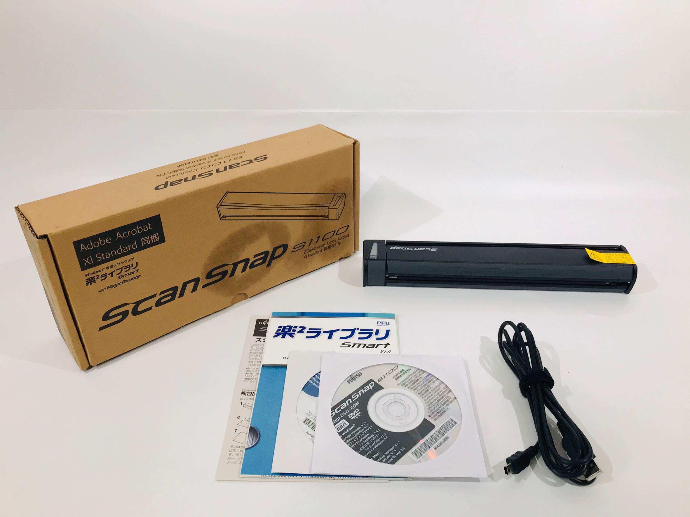 

Fujitsu ScanSnap S1100 Deluxe Adobe Acrobat XI Standard включена в производство [Ограниченная модель] FI-S1100-DSP