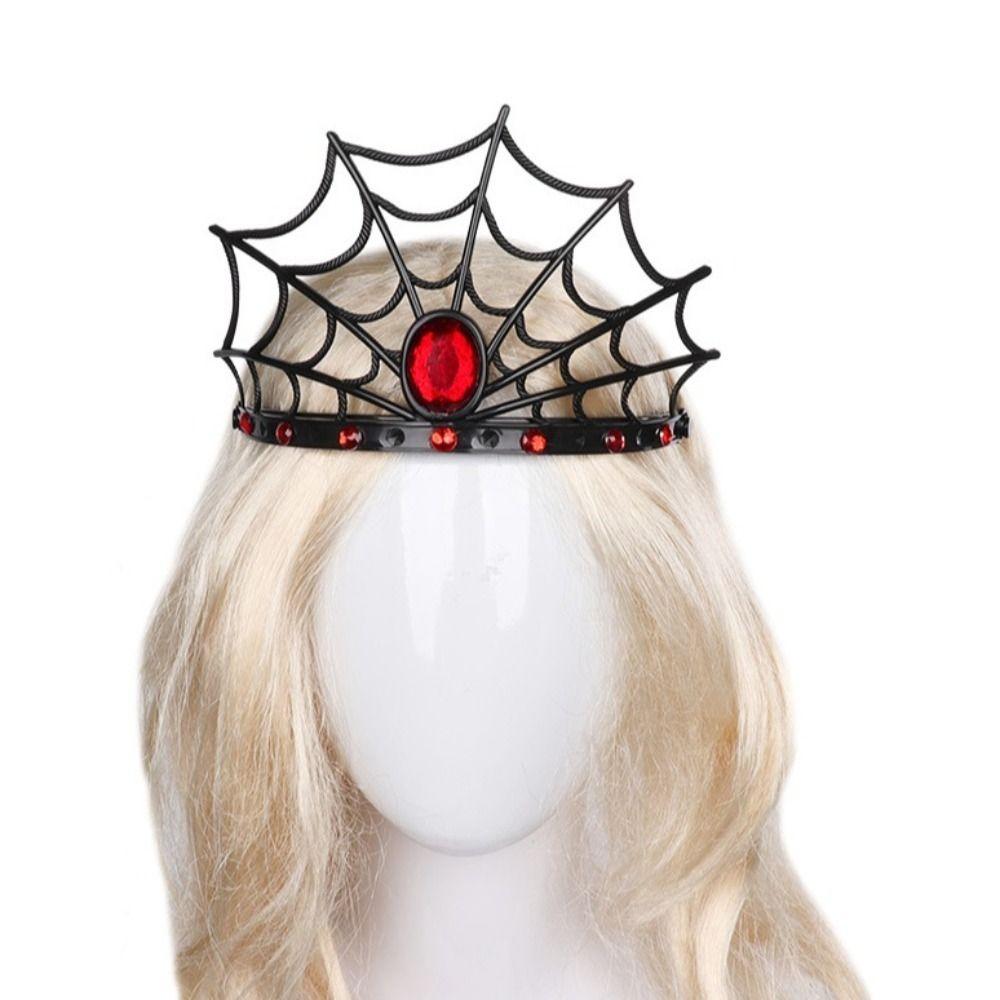 Gothic Spider Queen Crown Cosplay Halloween Headband Trendy Spider Web Headband  Carnival