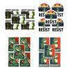 Portland Frog Protester Sticker Set Waterproof Vinyl Bumper Stickers Portland Rage Resistance Humor Frogs