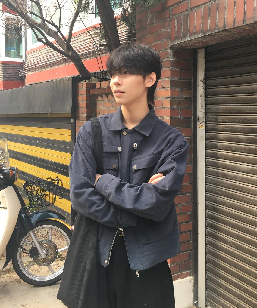 Accustom Utility Pocket Cn Jacket / Navy
